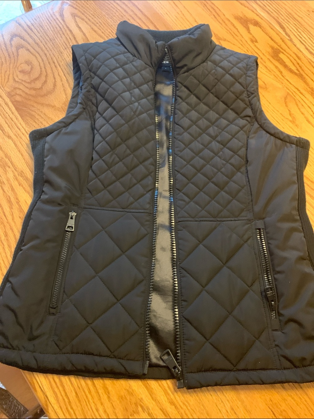 Andrew Marc Black Quilted Vest